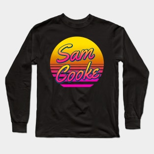 Sam Personalized Name Birthday Retro 80s Styled Gift Long Sleeve T-Shirt